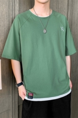 短袖t恤店主风男士圆领潮流体桖夏季印花衣服TC3021-P25，男装T恤，星座717