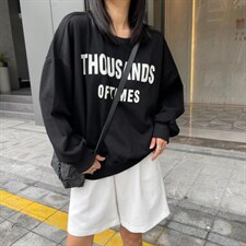 新款字母卫衣，女装卫衣/绒衫，LL+