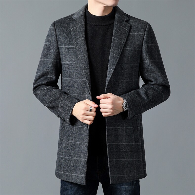 BEN22802钱塘2020-2中年男士冬季厚款时尚休闲百搭西服P260,男装西服,钱塘207-2