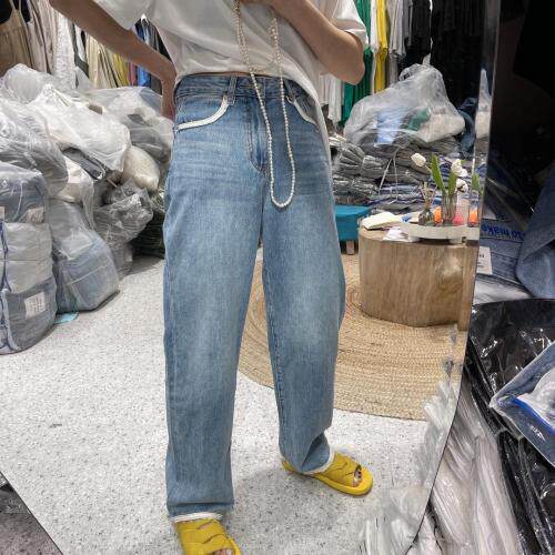 韩版宽松拖地裤，女装，艾曼拉