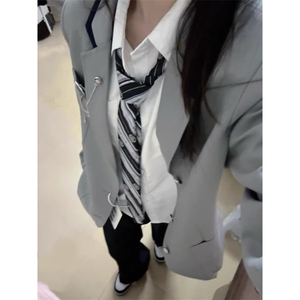 新款春秋季dk制服套装男西服外套日系学院风西装套装一套毕业班服图片