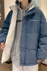 ！2023秋冬简约字母印花男士加绒棉衣潮牌棉服外套MY101特P78，男装棉衣，电商B220