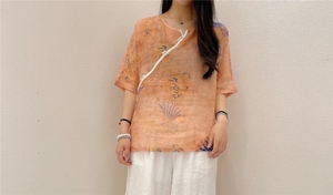 苎麻小衫上,女装,茜茜名坊