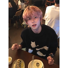 秋冬加厚毛衣男女潮流宽松日系针织衫冬季机洗慵懒线衣外套潮，男装针织衫/毛衣，星座506A