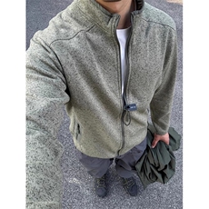 网图有货S-3XL抓绒衣立领外套户外休闲夹克外套男女W56-P70，男装夹克，星座1505