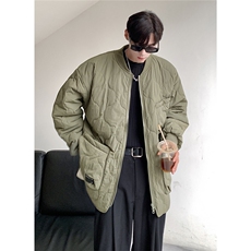 港风葫芦燕尾服大口袋设计加绒双侧开叉棉衣男MY770104P135控168，男装棉衣，星座227-7