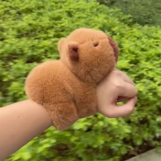 趣味卡皮巴拉啪啪圈玩偶水豚啪啪圈毛绒玩具