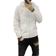 7205秋季新款男士蜜蜂刺绣连帽夹克衫P165，男装夹克，钱塘2010-1