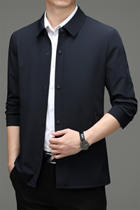HM21007男士2023年秋季新款长袖外套休闲青年翻领夹克外套P258图片