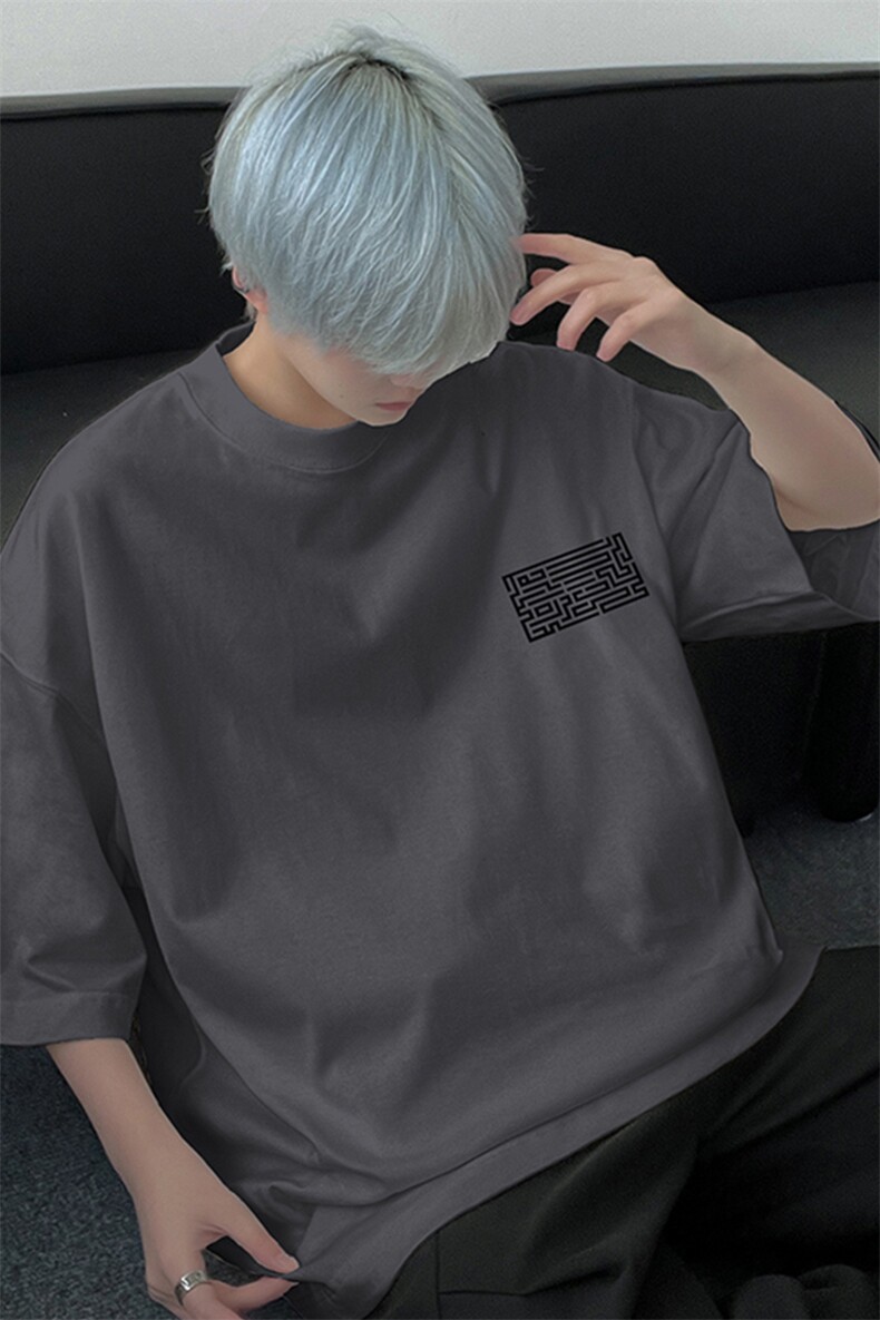 得物直播品质220克纯棉精梳xz605-dcm254特批20控38,男装T恤,星座605(原A050)