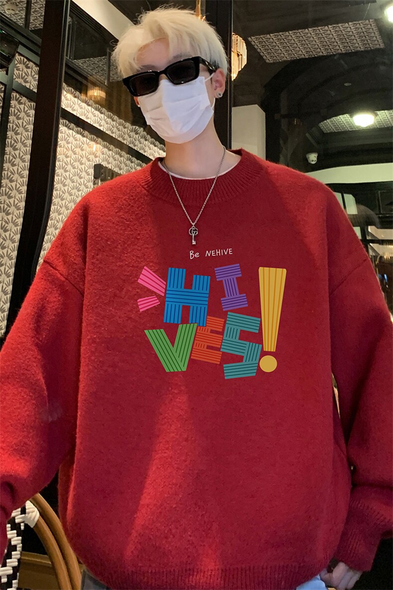 高质量！秋冬季半高领毛衣男士加绒加厚线衣针织衫男DMY510-特P38,男装针织衫/毛衣,电商B371