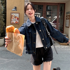新款现货主推新款牛仔外套9873-P125-K178，女装短外套，2C129