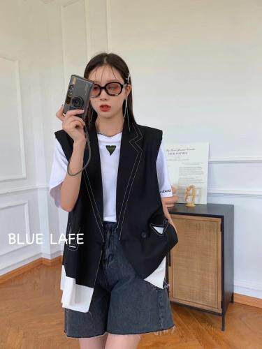 【现货】夏季新款百搭轻薄马甲，女装马夹，blue face