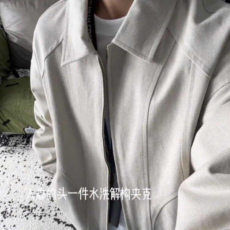 JK298-P62小马丁纯棉双层外套,男装T恤,电商B323A