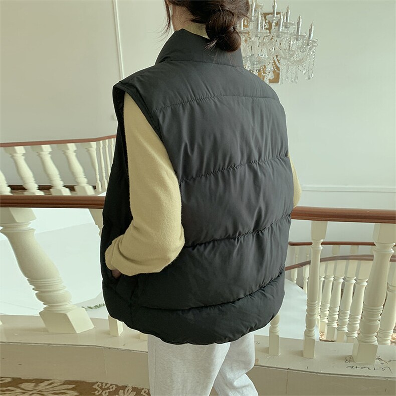 2025新版棉服秋冬短款马甲潮流时尚韩版宽松棉服M109-p55,男装背心/马甲,星座911-3