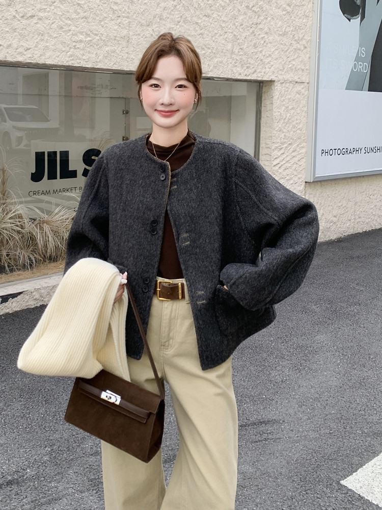 （两面穿）新品现货主推双面羊绒外套2C087-9281-P259-K369,女装毛呢外套,2C087