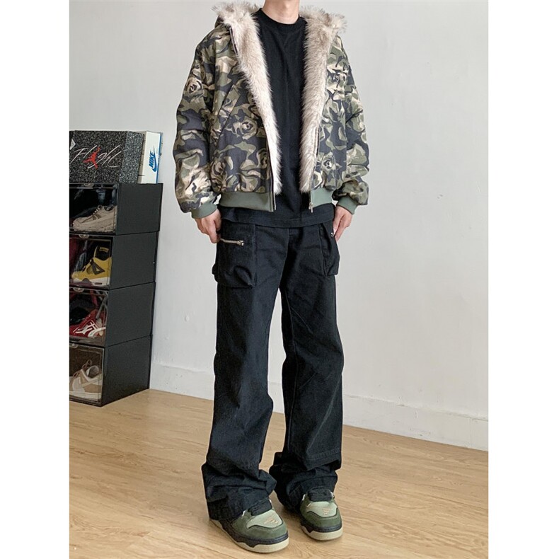 高质量美式迷彩连帽棉衣ZM098-P110,男装棉衣,星座313A(原308A-2)