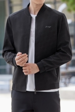 B-N9607男士2024年秋季新款长袖简约外套立领夹克外套，男装夹克，电商B360