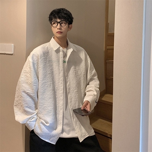 1港风花型七分袖衬衫男大码M-5XL风情侣衬衫男QCS7023P45控68图片