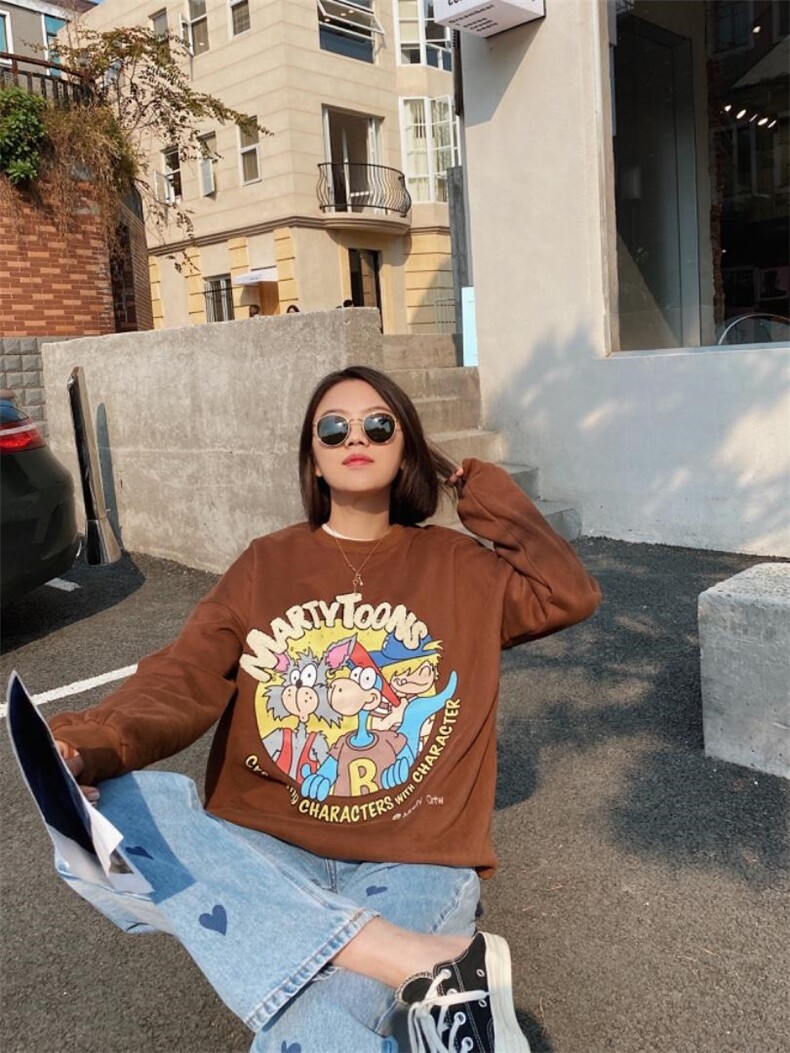 2021/加绒卫衣/NEW，女装卫衣/绒衫，潘朵拉