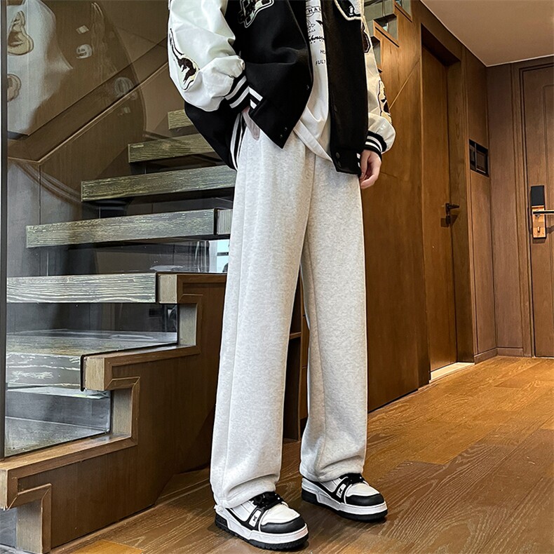 8XL-M羊羔绒运动裤宽松束脚棉裤加厚保暖休闲裤卫裤K9105P58控78,男装休闲裤,电商D206-1
