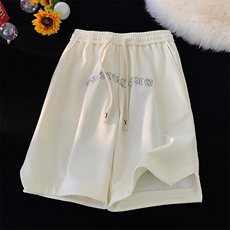 抖音品质主推港风宽松五分裤男短裤X416b-1-DK382-P45限58，男装牛仔裤，星座416B-1