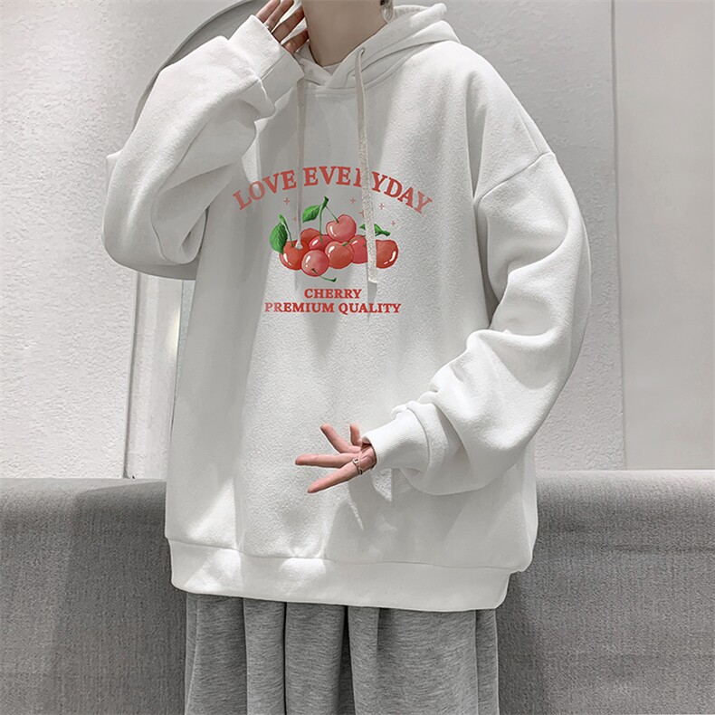 纯棉连帽卫衣男大码运动帽衫宽松薄WY2325-P35 加绒款-P40图片