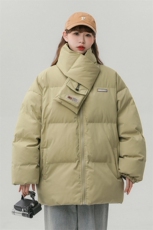1中性风可拆卸围脖百搭棉衣女棉服女抖音外套女8737P120控158，女装棉衣/棉服，星座226-2