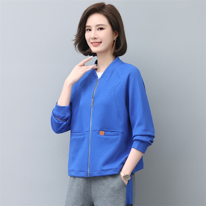 时尚休闲开衫卫衣外套女宽松显瘦百搭长袖上衣春秋新款韩版潮流,女装卫衣/绒衫,依恋蒂丝