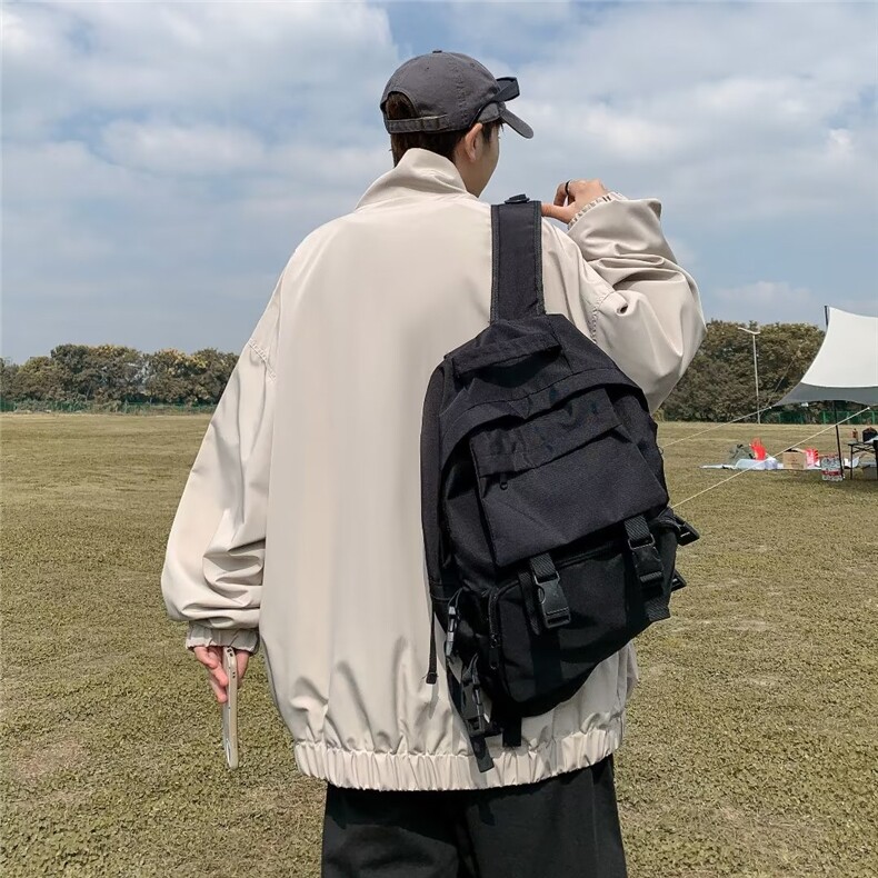 春秋外套男韩版潮流帅气ins潮牌港风百搭小众设计感宽松夹克F802,男装夹克,星座506