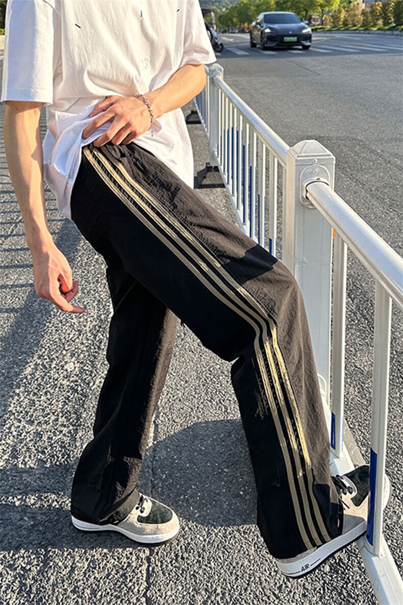 大量现货美式伞兵裤男2025新款夏季垂感休闲速干裤DY5036-特P35,男装休闲裤,电商A178