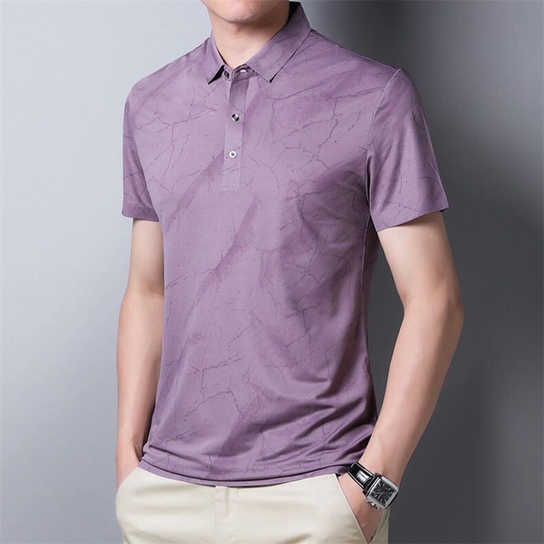 短袖T恤男衣服POLO2023春夏季男装翻领半袖体恤衫上衣男士韩版，男装T恤，电商B212（原钱塘6029）
