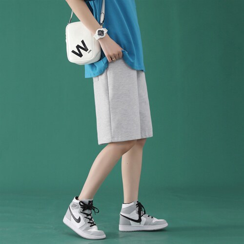 2023夏季韩版潮流外穿宽松新款休闲裤五分裤WK50-特批20，女装休闲裤，星座718-1