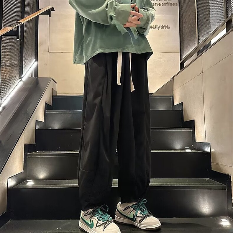 男秋季新款港风休闲裤米妮绒SK08P40加绒,男装休闲裤,星座1116-2