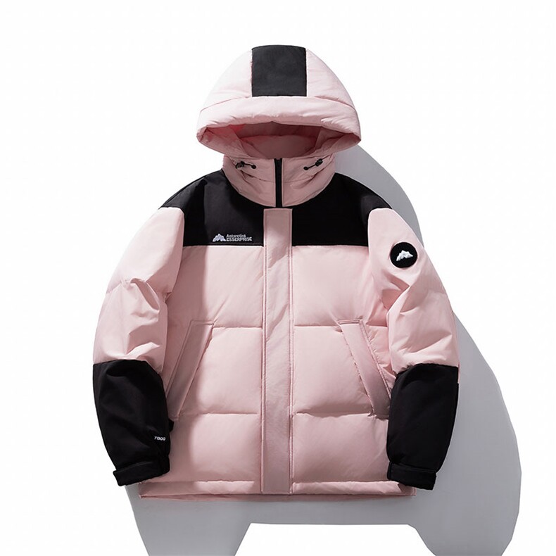 羽绒服男冬季新款港风宽松白鸭绒情侣外套YR920-P160(控价208元,男装羽绒服,星座214-3