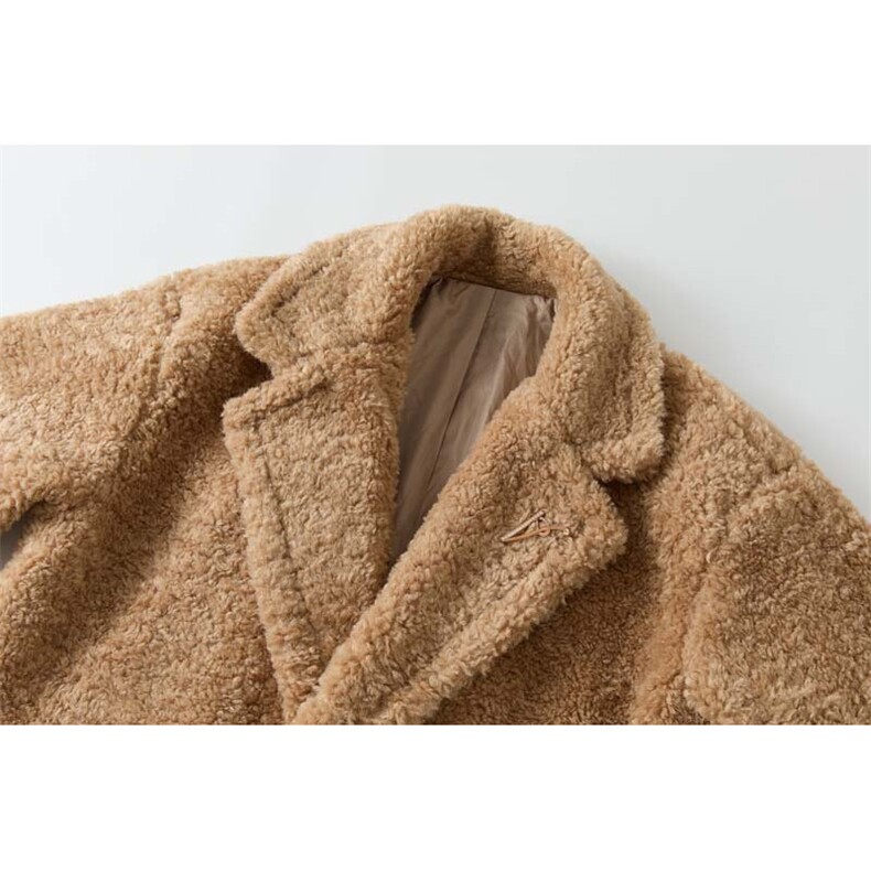 高品质中长款毛绒大衣潮流宽松时尚外套XZ402-2P138控178-DY57,女装短外套,星座402-2