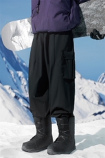 2025冬季户外时尚防水保暖滑雪裤男女加厚登山裤K1157J加绒-P110，男装休闲裤，电商A001-1
