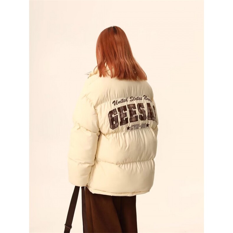 网络图现货美式复古假两件拼接格子加厚保暖面包服棉服JV11-P70,男装棉衣,星座715-7
