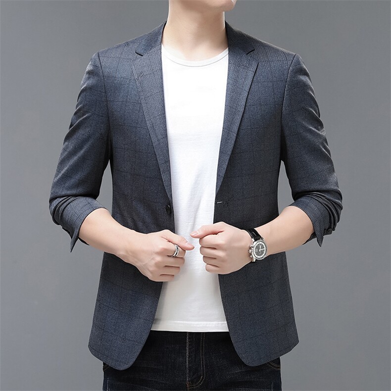 DW23166春季新款西装男西服简约外套西服商务休闲小西装单西P150,男装西服,电商B360
