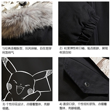 MM48193-P130冬季大毛领衣男士大码加厚袄男服砖墙，男装棉衣，电商A040A