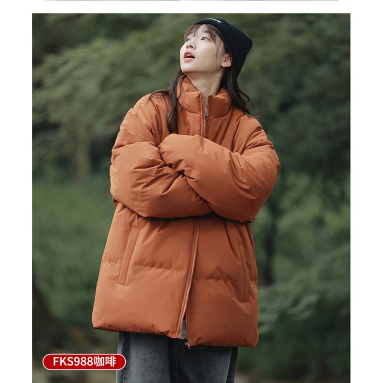 F464P62情侣oversize棉服学生连帽假两件港风宽,男装棉衣,星座512-6