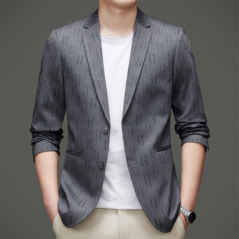 DJ2295钱塘2020-3新款时尚休闲简约秋冬季中年男士西服外套P147,男装西服,钱塘207-3
