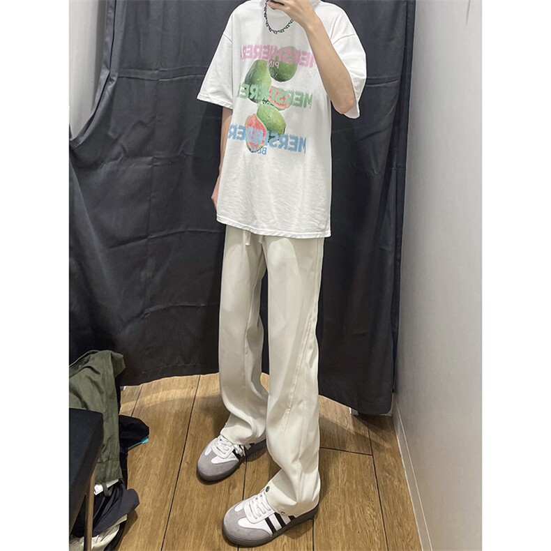 美式高街hiphop冰丝铆钉微喇休闲裤货号K2426P55,男装休闲裤,电商A063