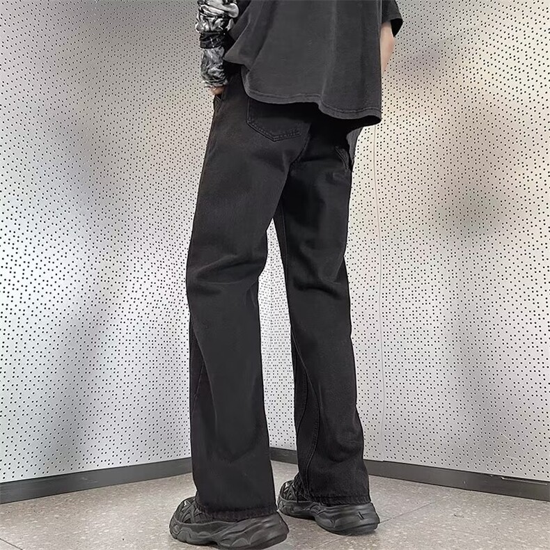 裤子高街水洗牛仔裤男拉链裤C952P45,男装牛仔裤,星座1116-2