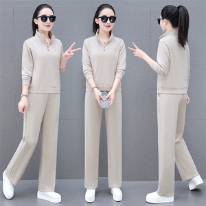 休闲运动套装女款2025新款春秋季韩版洋气减龄宽松高级感两件套图片
