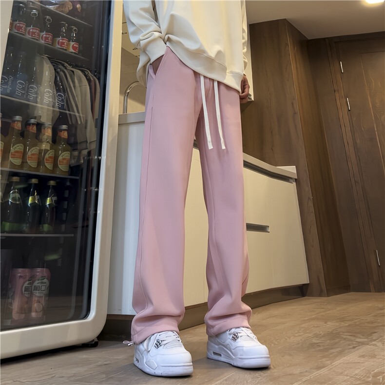休闲裤秋冬新款港风宽松美式休闲212-2-DY104-P45图片