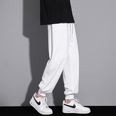 新款卫裤运动裤男休闲百搭设计感港风直筒束脚休闲裤CK2327-P35，男装休闲裤，星座717