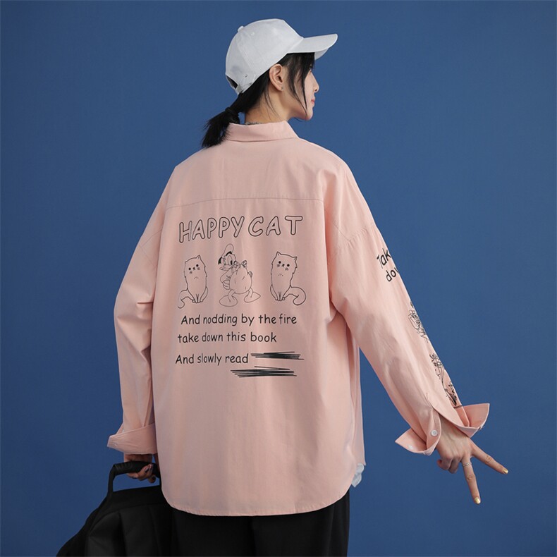 2021新款中性风棉长袖印花外套714-1-C18-P58,男装衬衫,星座714-1