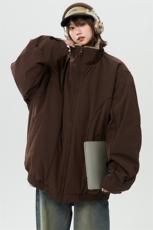 冬季中性风新款立领羽绒服男短款保暖羽绒外套225-2-Y216-P228，男装羽绒服，星座225-2
