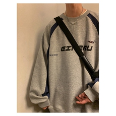 wassuphappy长袖t恤男春秋季重磅美式上衣服潮牌高街宽松打底衫，男装卫衣，星座603-2